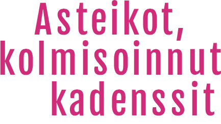 Asteikot, kolmisoinnut ja kadenssit